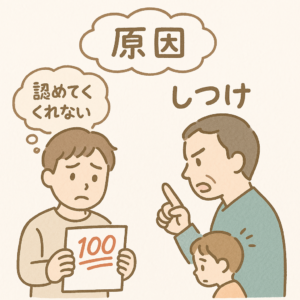 原因　しつけ　認めてくれない