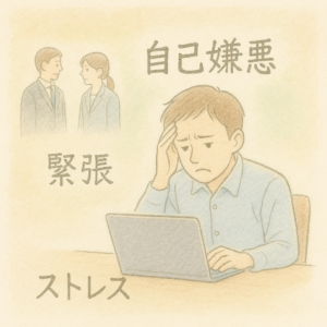 自己嫌悪　緊張　ストレス