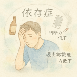 依存症　判断力低下　現実認識能力低下