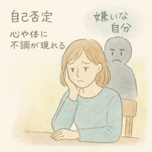 自己否定　心や体に不調が現れる　嫌いな自分
