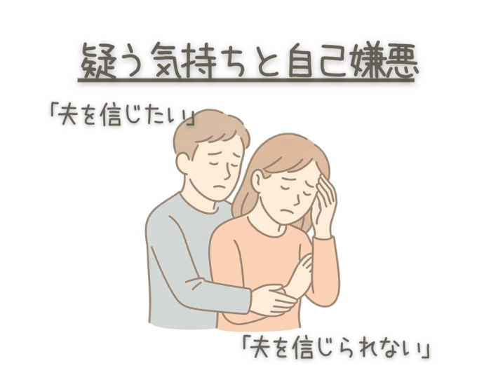 疑う気持ちと自己嫌悪 夫を信じたい 夫を信じられない