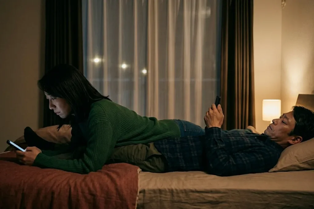 隣にいるのに、心の距離は遠いと感じる夜